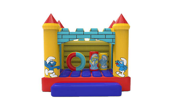 KL-88876 Inflatable Smurfs Bounce House