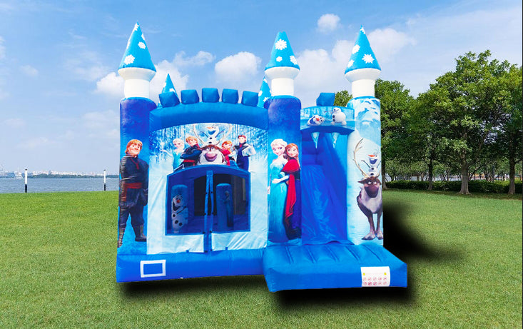 KL-88847 Inflatable Princess Bounce House with Slide