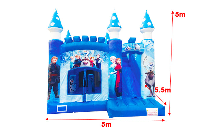 KL-88847 Inflatable Princess Bounce House with Slide